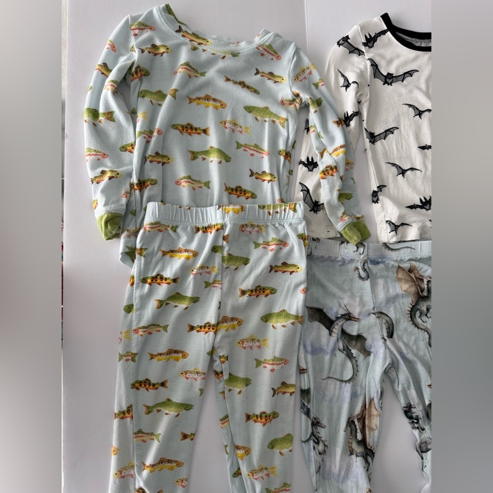Bamboo Misc Pajama Lot Sizes 18-24M - Picture 2 of 15